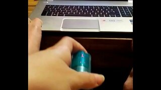 ดูหนังโป๊อยู่บ้านคนเดียวกับของฉัน dildo...